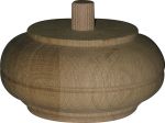 Holzfuß antik, Möbelfuß antik, Eiche, Ø 150mm, Möbelfuss Holz